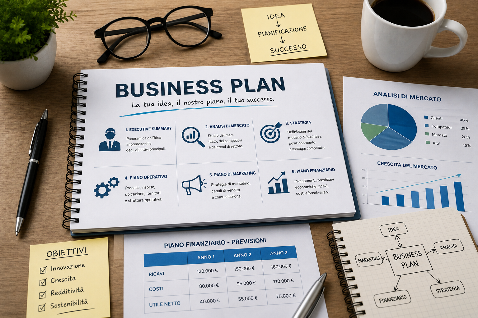 Costruiamo insieme un piano concreto per rilanciare la tua attività o accedere a nuovi finanziamenti. Semplice, chiaro, reale.